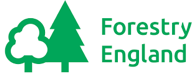 Click for website Forestry England logo